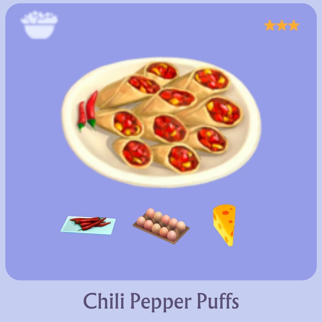 Chili Pepper Puffs Recipe Disney Dreamlight Valley