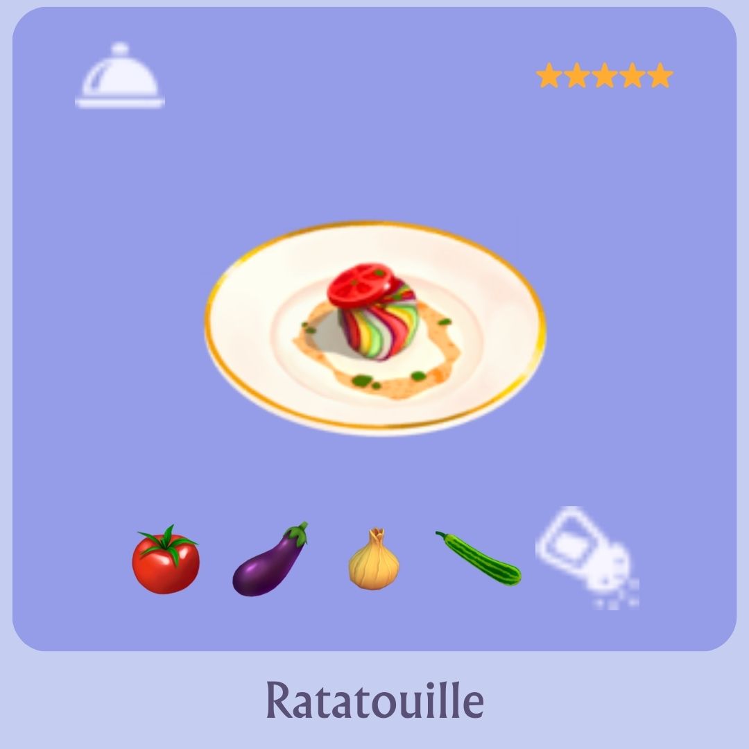 Ratatouille Disney Dreamlight Valley Recipe