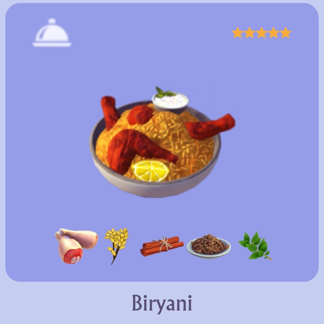 Biryani Disney Dreamlight Valley Recipe