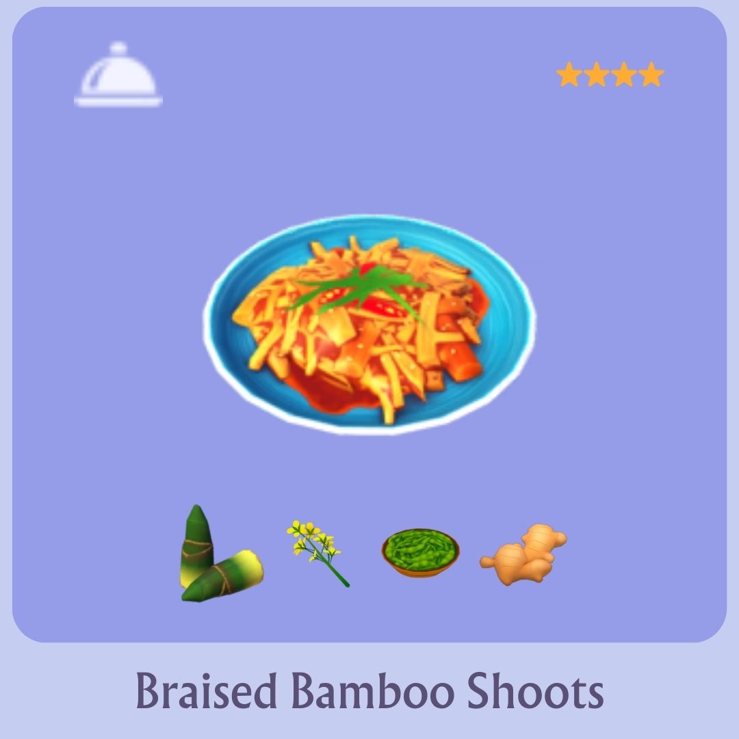 Braised Bamboo Shoots Disney Dreamlight Valley Recipe
