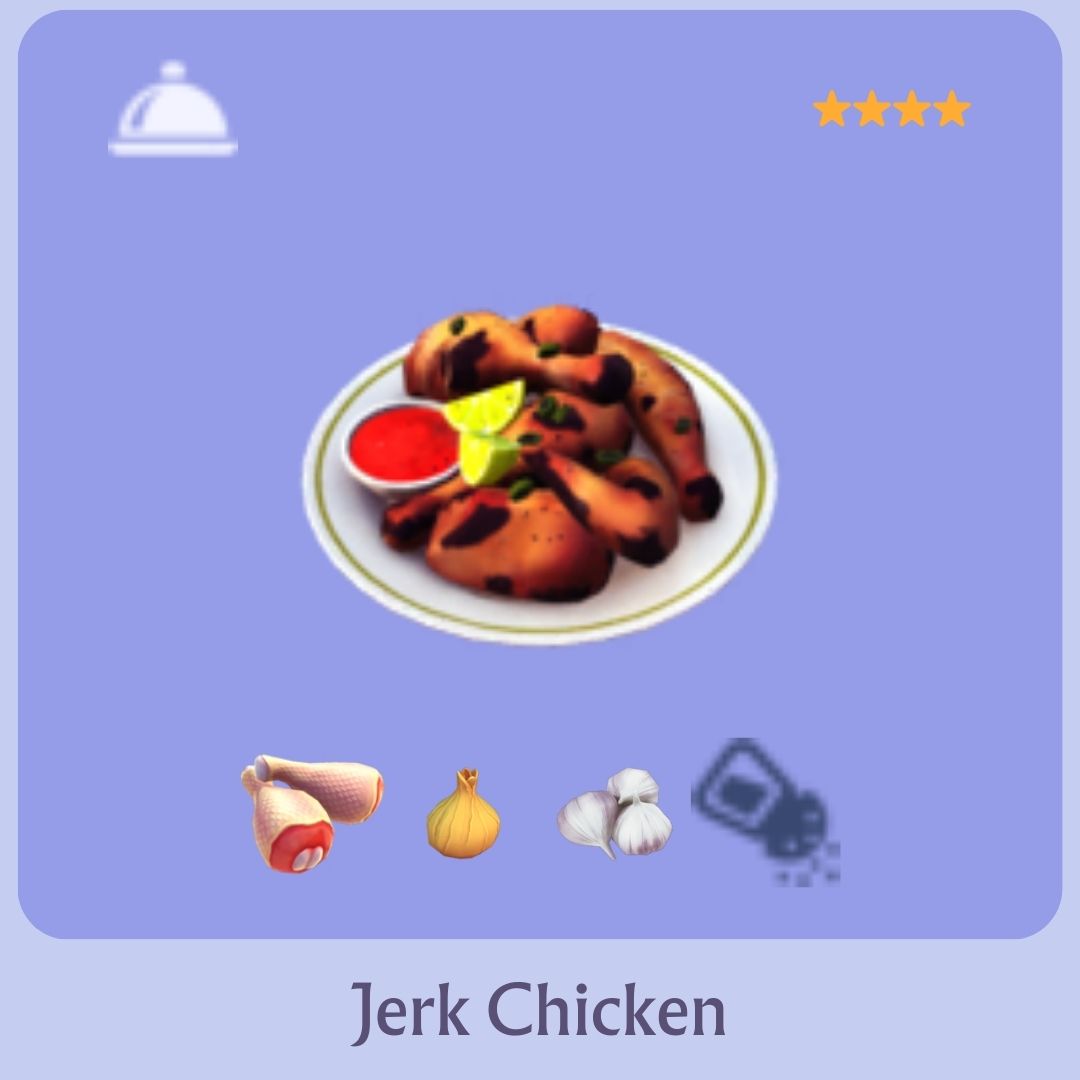 Jerk Chicken Disney Dreamlight Valley Recipe