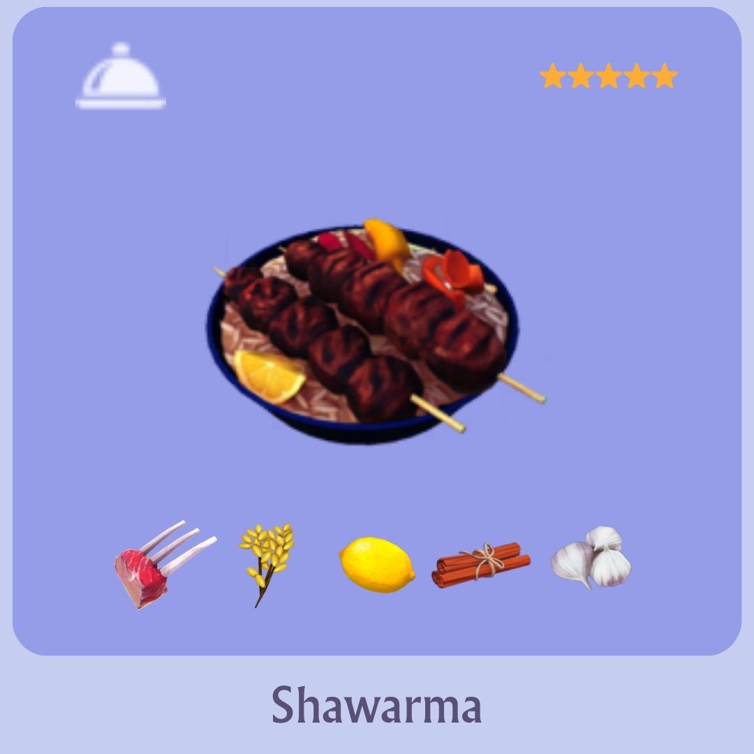 Shawarma Disney Dreamlight Valley Recipe