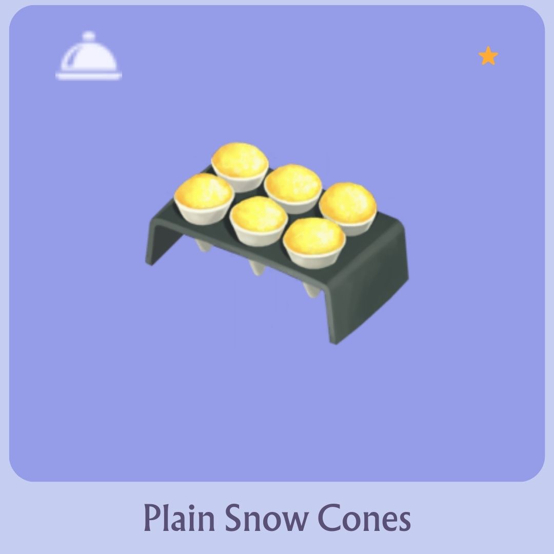 Plain Snow Cones Disney Dreamlight Valley Recipe