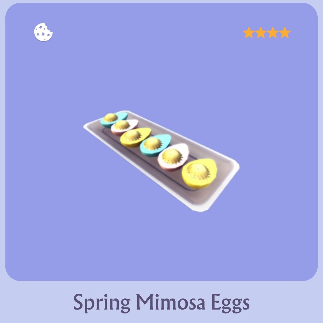 Spring Mimosa Eggs Disney Dreamlight Valley Recipe