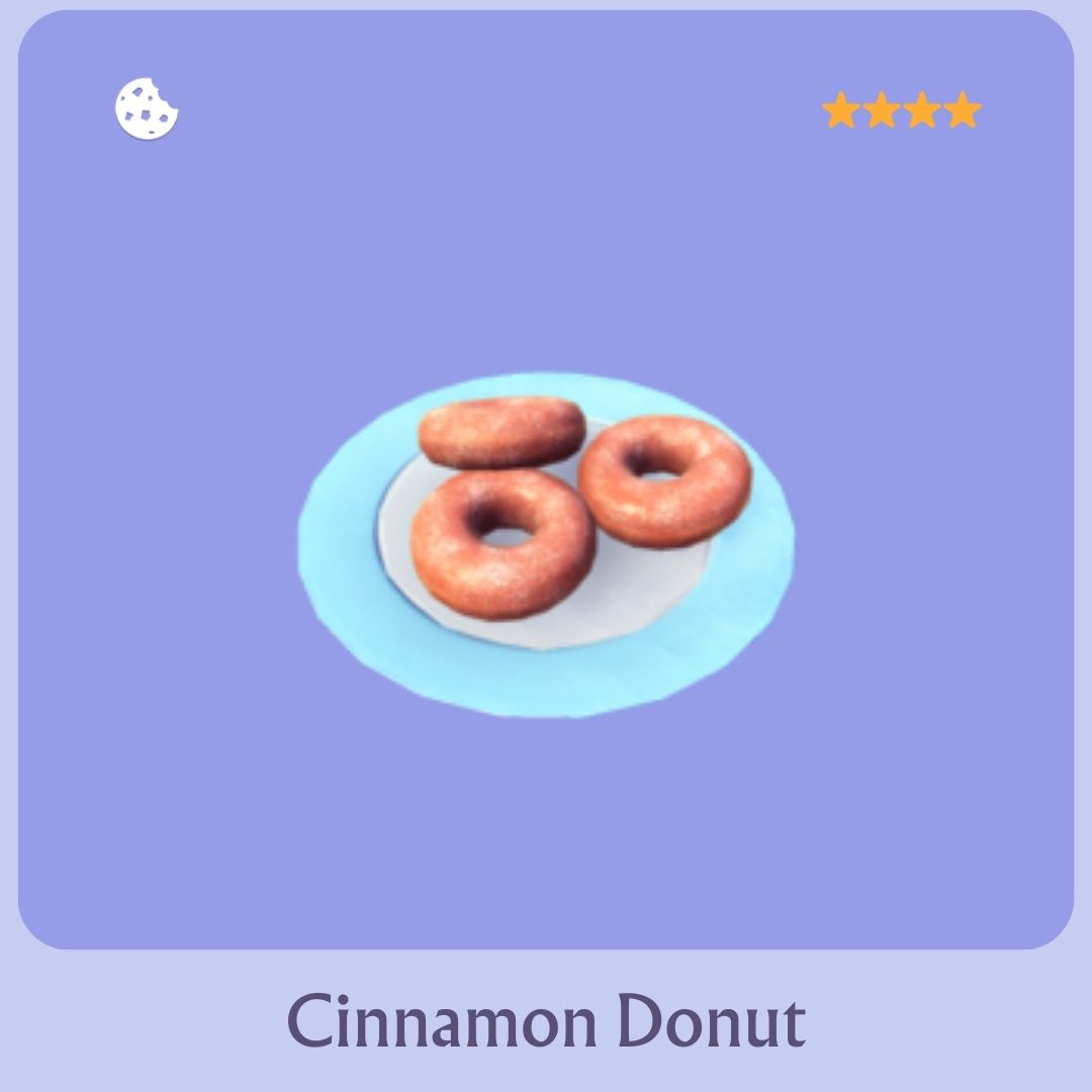 Cinnamon Donut Disney Dreamlight Valley Recipe