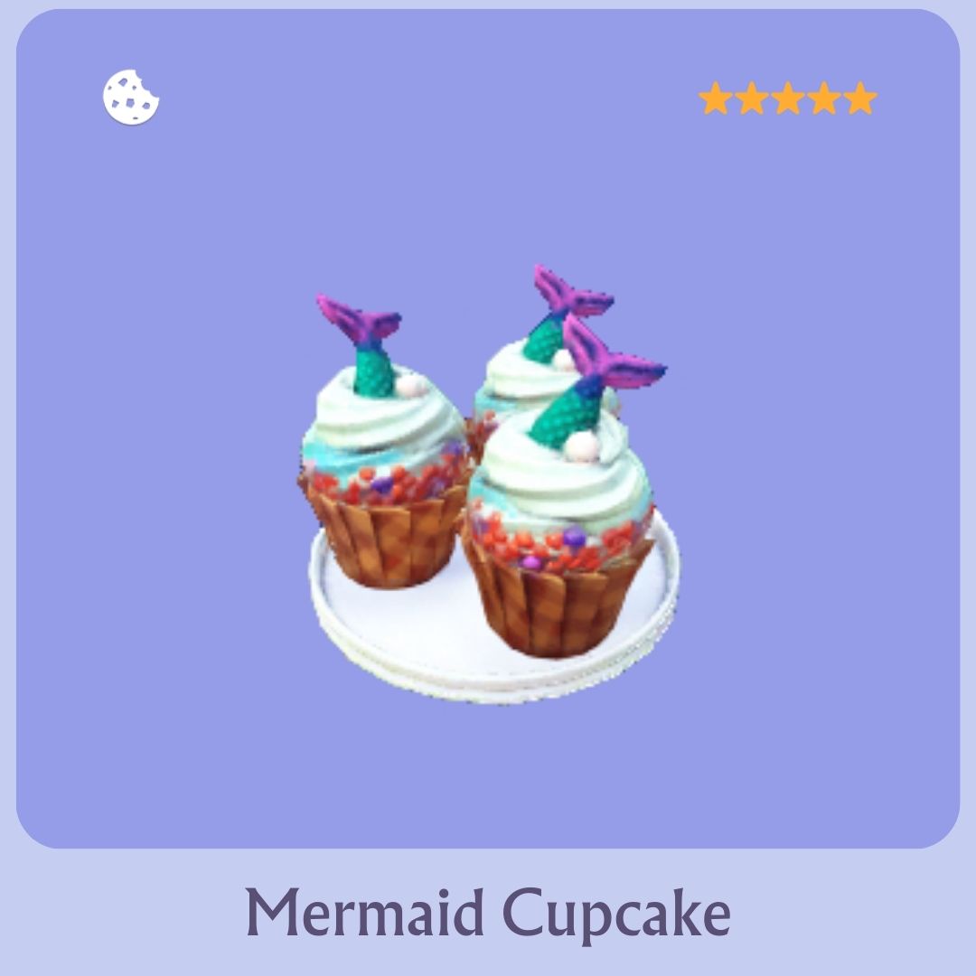 Mermaid Cupcake Disney Dreamlight Valley Recipe