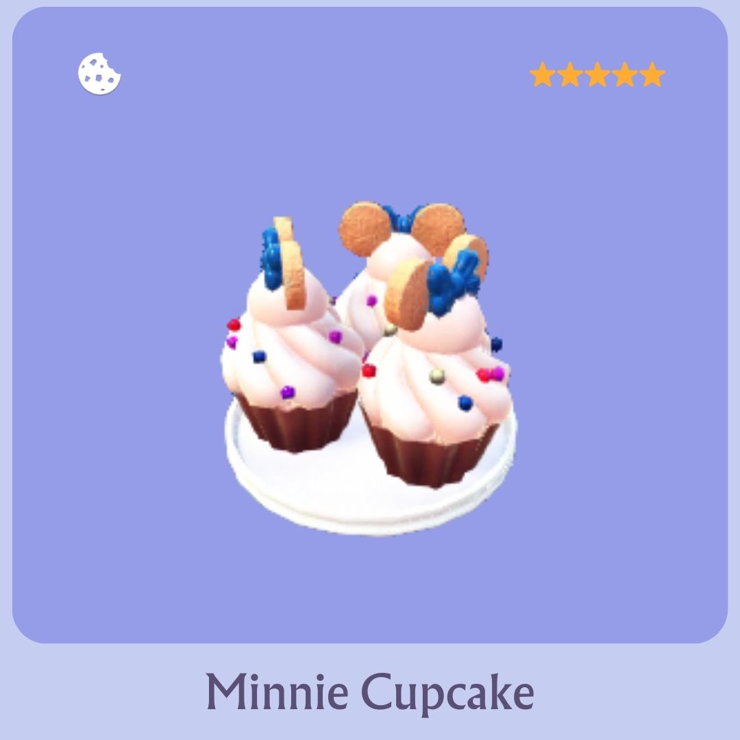 Minnie Cupcake Disney Dreamlight Valley Recipe