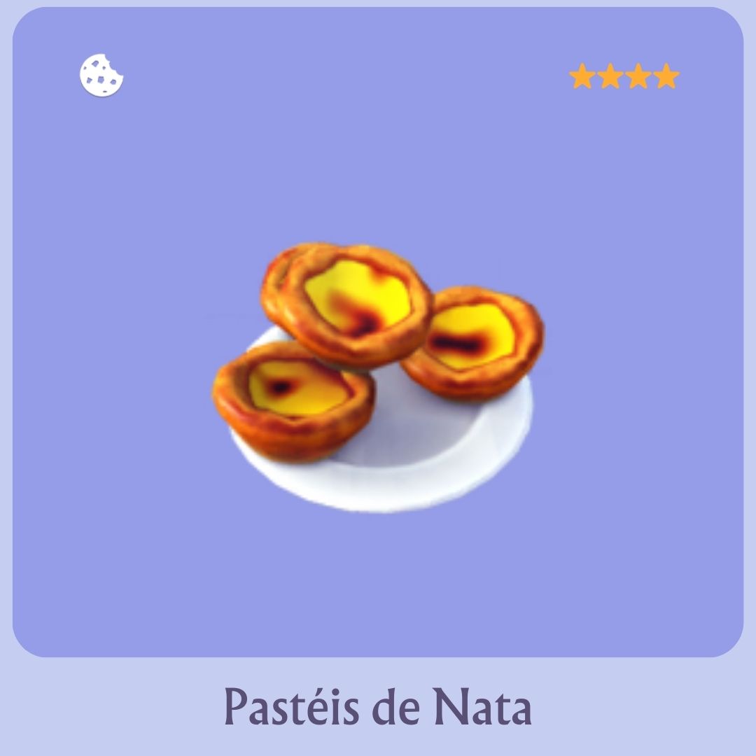Pastéis de Nata Disney Dreamlight Valley Recipe