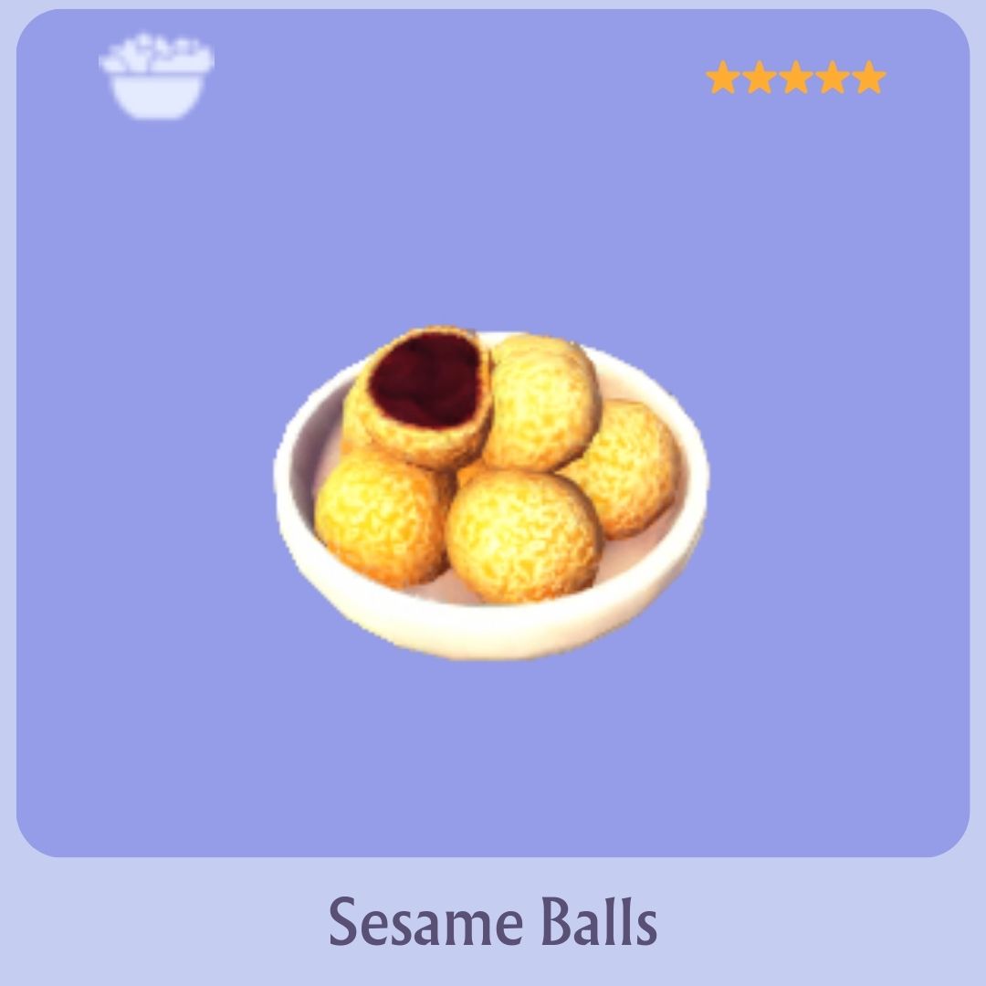 Sesame Balls Disney Dreamlight Valley Recipe