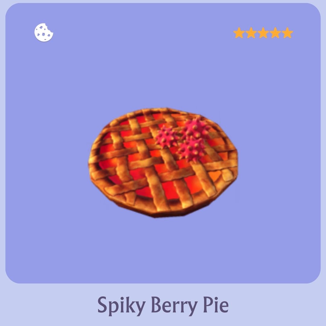 Spiky Berry Pie Disney Dreamlight Valley Recipe