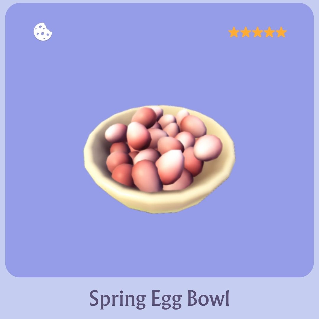 Spring Egg Bowl Disney Dreamlight Valley Recipe
